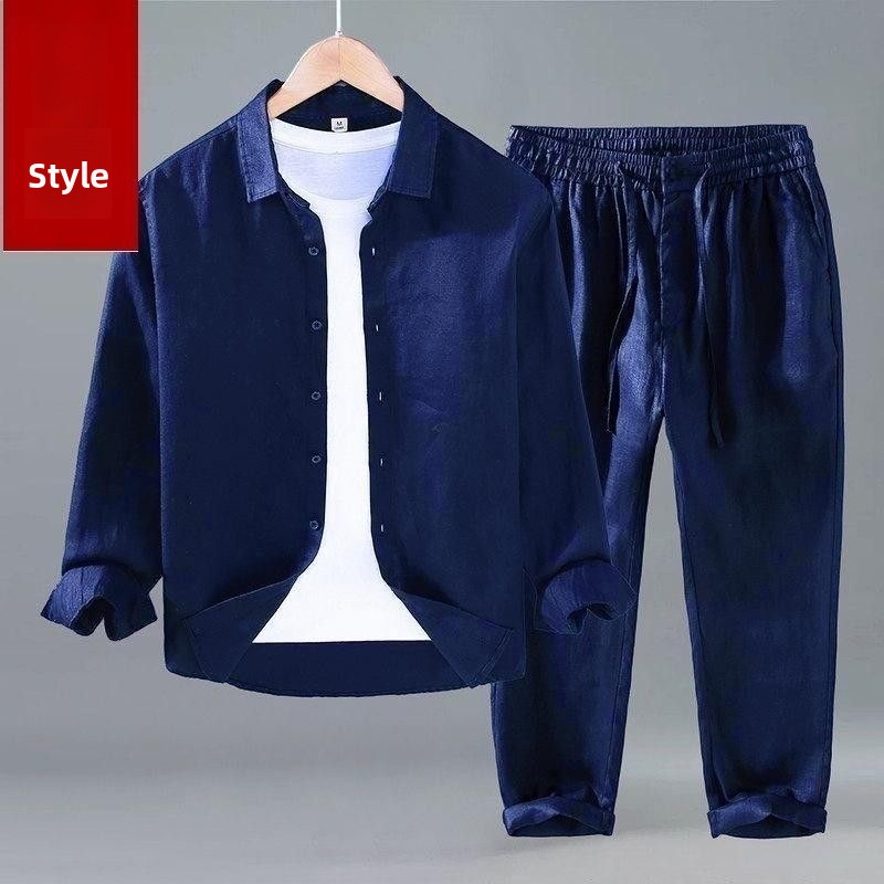 Camiseta de Linho Solta de Man - Linen Shirt Breathable avaliação e preço