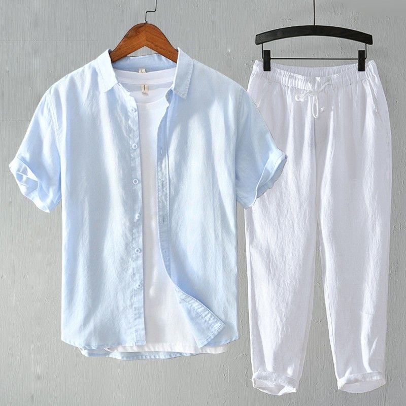 Preço Super Baixo! Que Oferta! - Linen Shirt Breathable avaliação e preço