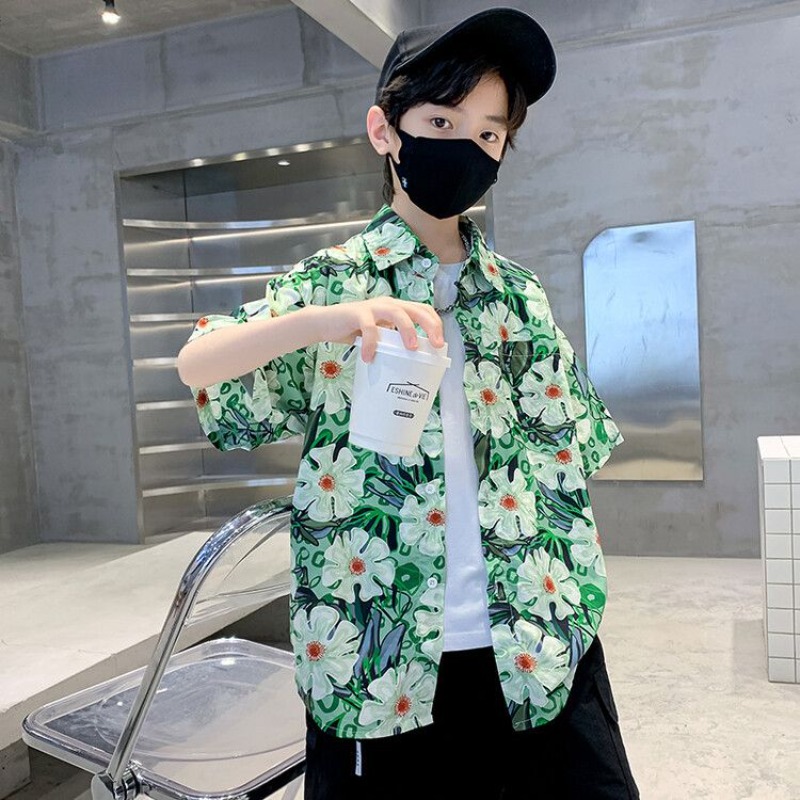 Conjunto de Camisa Floral para - Resort Shirt Floral avaliação e preço