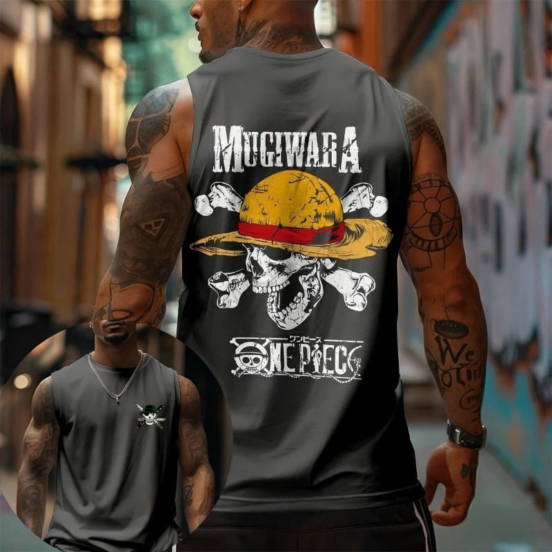 Camiseta Regata One Piece Mugi - Tank Top Muscle avaliação e preço
