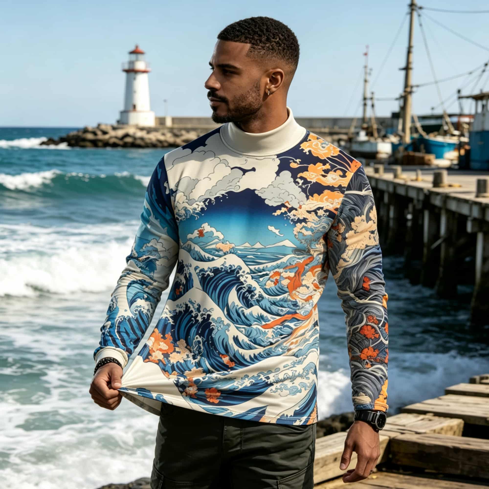 Camiseta de manga comprida com - Tee Graphic Print avaliação e preço