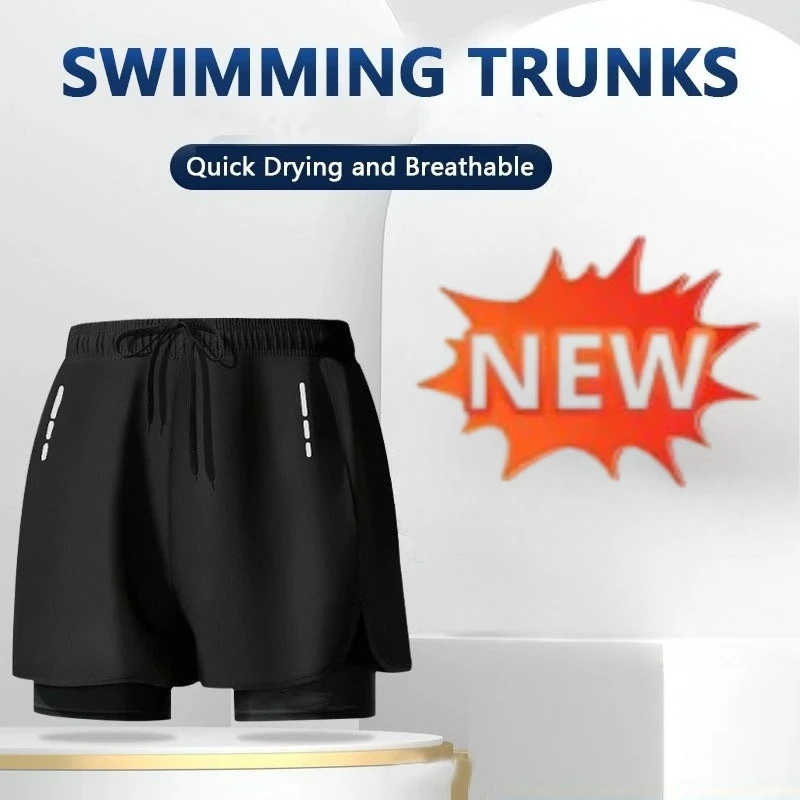Calções de banho masculinos 2  - Swim Trunk Quick Dry avaliação e preço